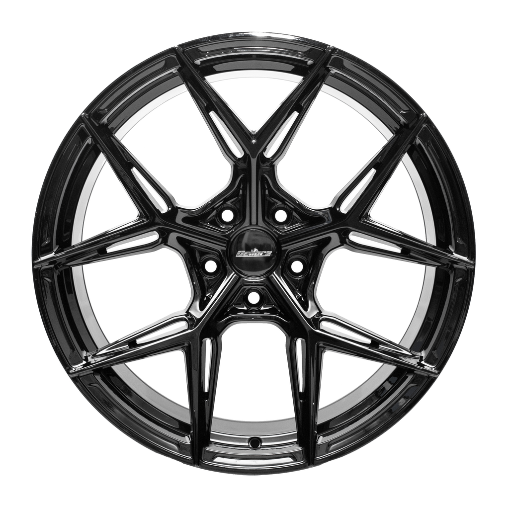 Calibre, Conquest, 20 x 9 inch, 5x112 PCD, ET30 in Gloss Black, Single Rim
