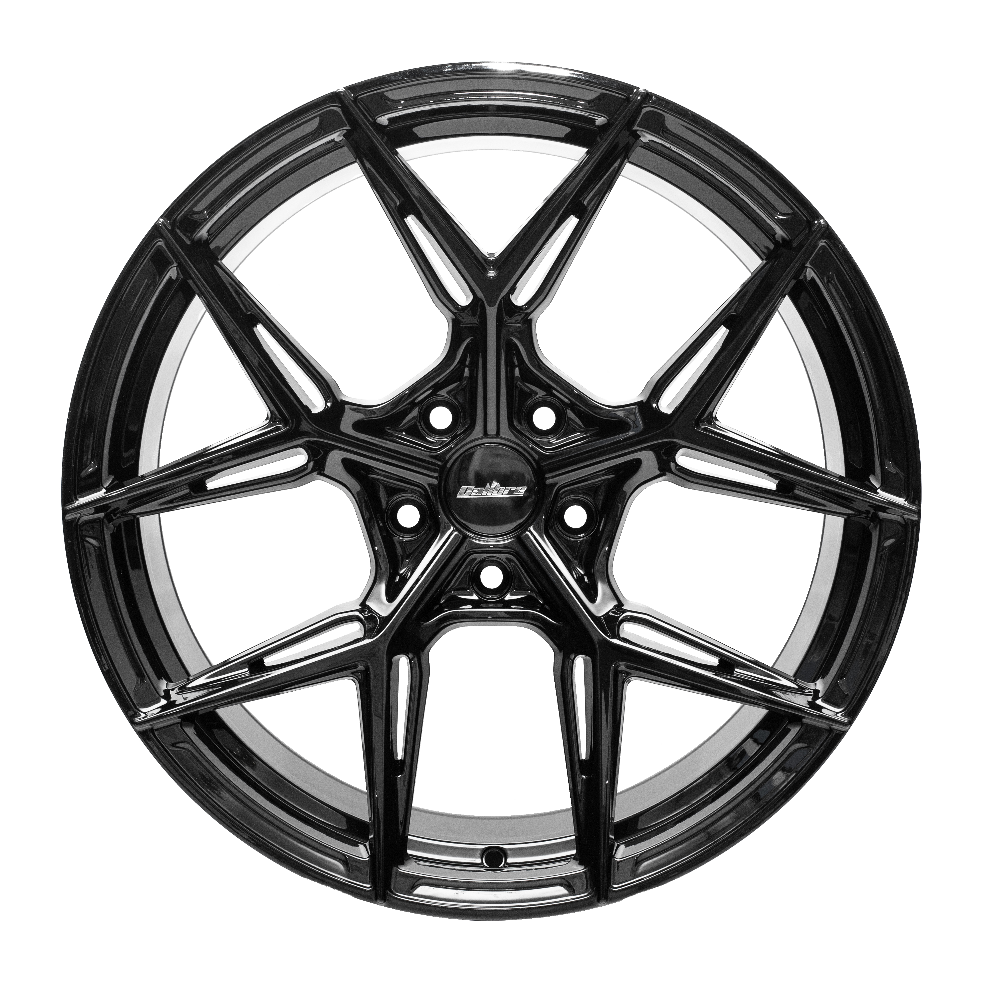 Calibre, Conquest, 20 x 10 inch, 5x112 PCD, ET40 in Gloss Black, Single Rim