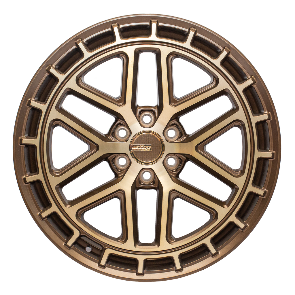 Calibre, CV3, 20 x 8.5 inch, 6x120 PCD, ET42 in Satin Bronze Polished with Bronze Tint, Single Rim