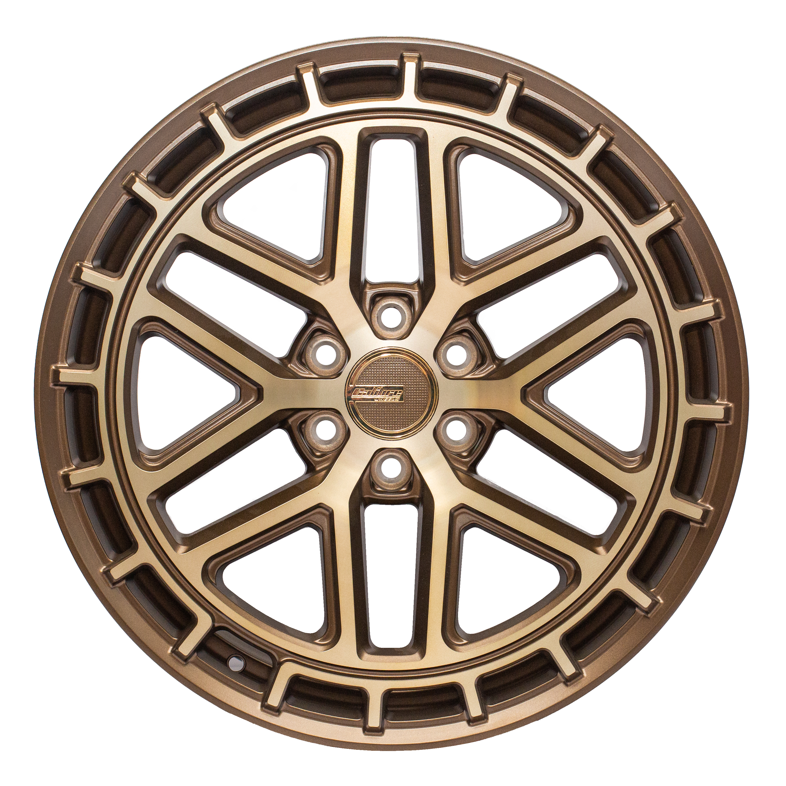 Calibre, CV3, 20 x 8.5 inch, 6x120 PCD, ET42 in Satin Bronze Polished with Bronze Tint, Single Rim