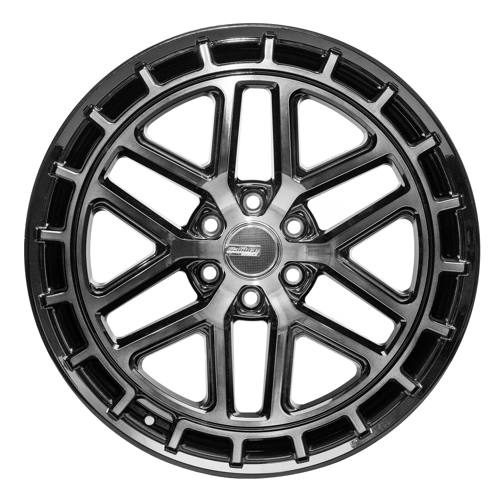 Calibre, CV3, 20 x 8.5 inch, 6x120 PCD, ET42 in Satin Black Polished with Dark Tint, Single Rim