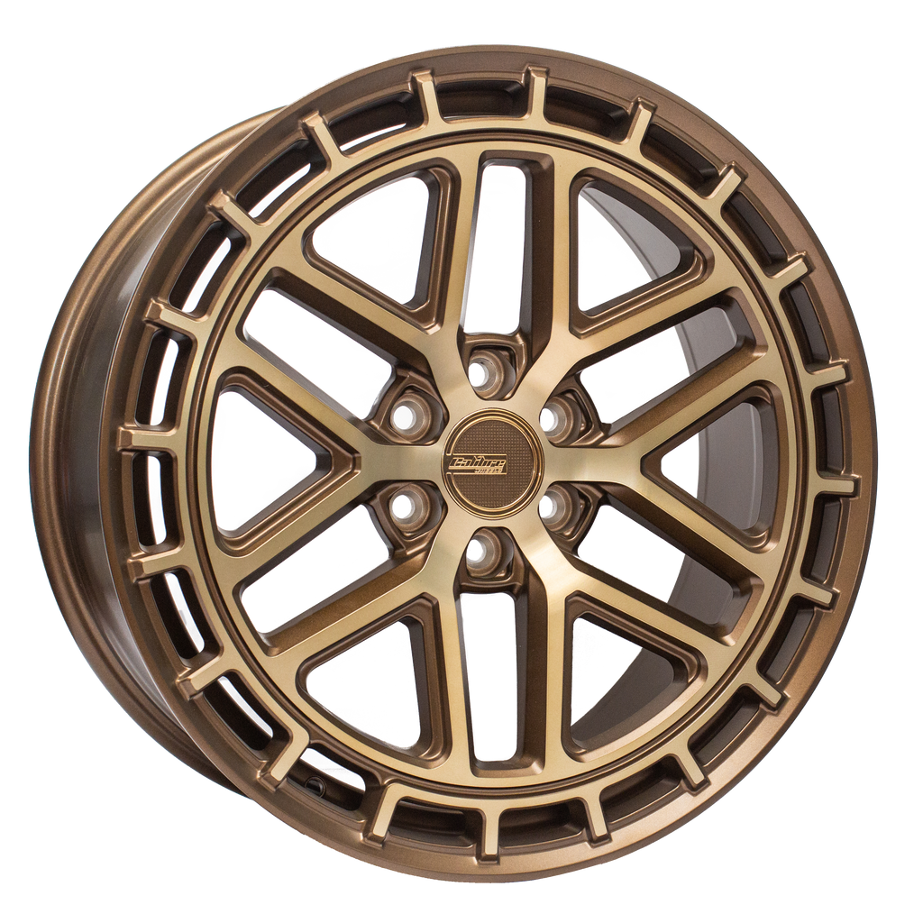 Calibre, CV3, 20 x 8.5 inch, 6x120 PCD, ET42 in Satin Bronze Polished with Bronze Tint, Single Rim