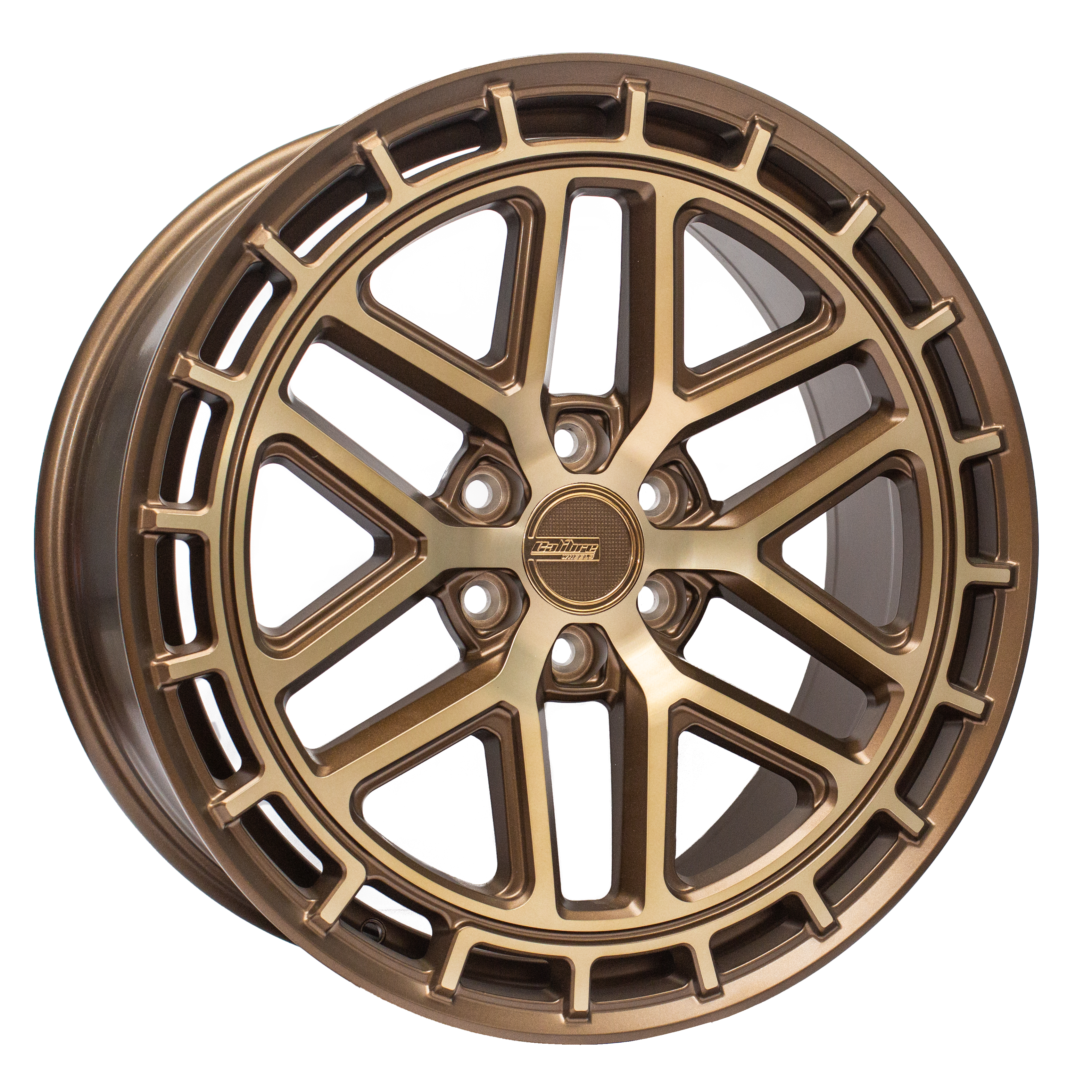 Calibre, CV3, 20 x 8.5 inch, 6x120 PCD, ET42 in Satin Bronze Polished with Bronze Tint, Single Rim