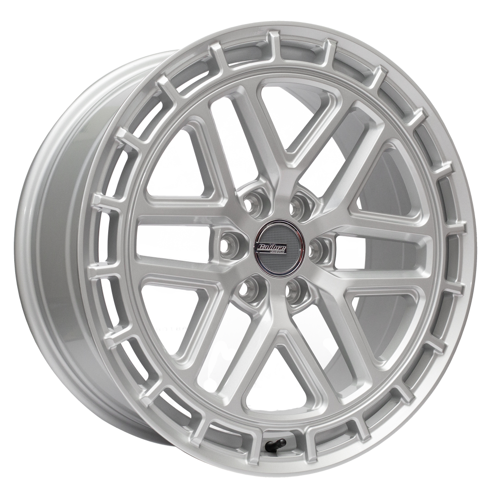 Calibre, CV3, 20 x 8.5 inch, 6x120 PCD, ET42 in Silver, Single Rim