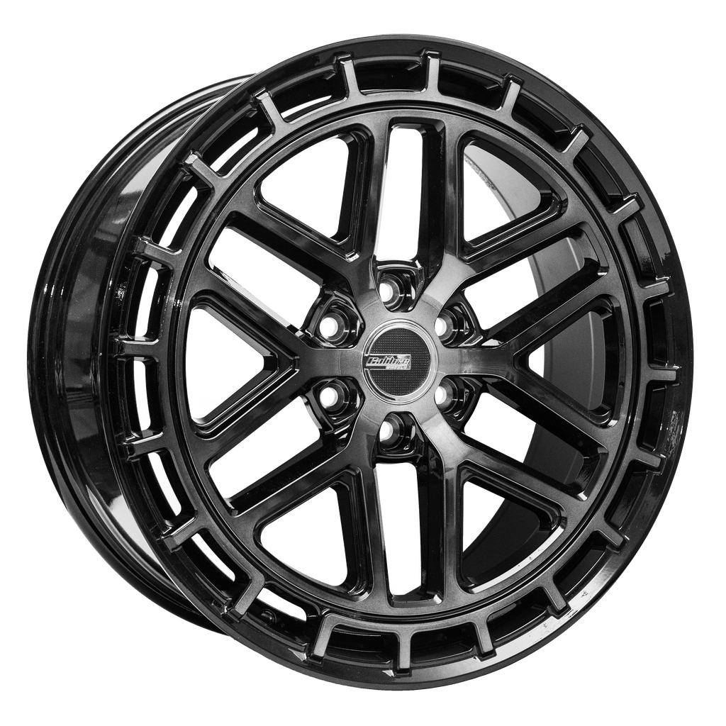 Calibre, CV3, 20 x 8.5 inch, 6x120 PCD, ET42 in Satin Black Polished with Dark Tint, Single Rim