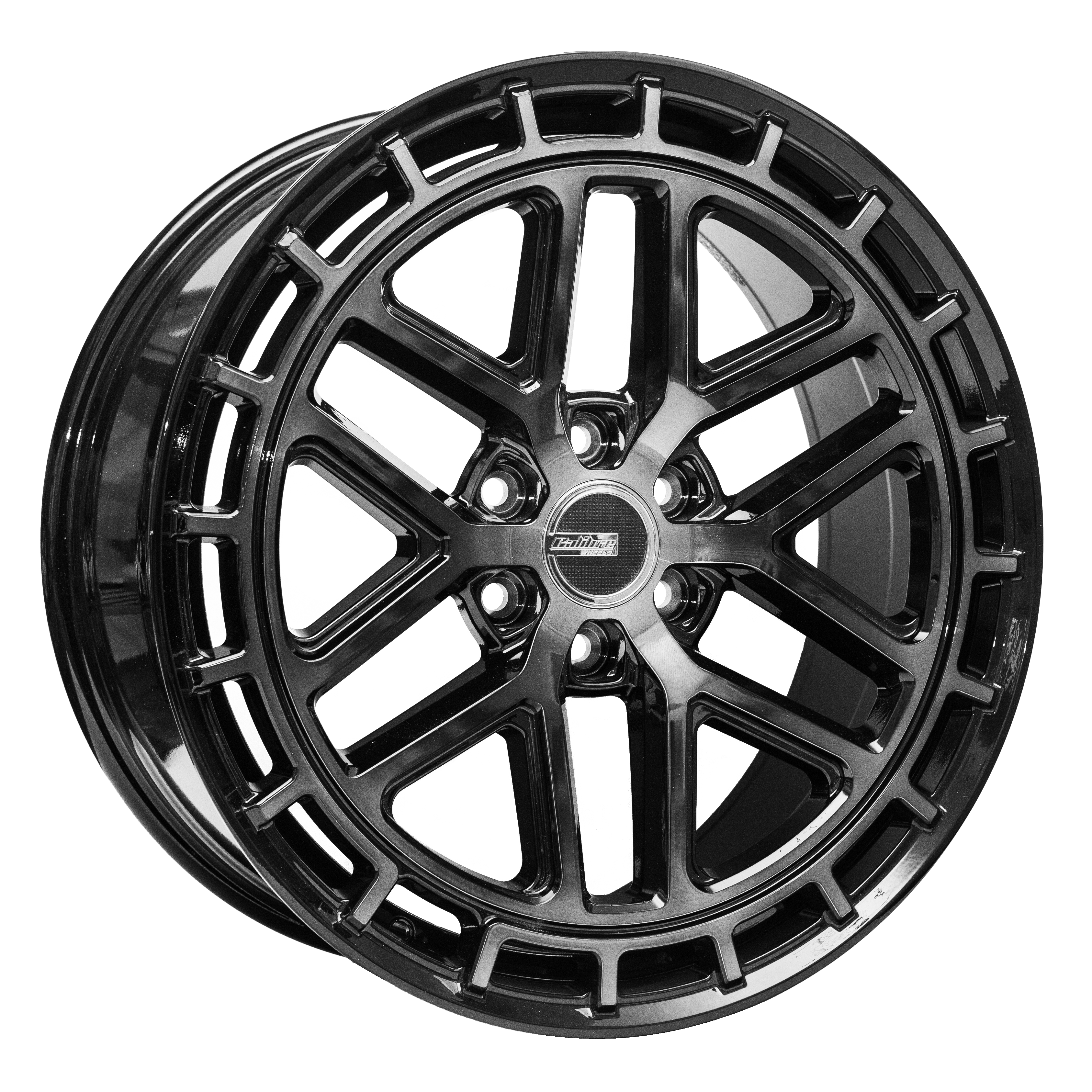 Calibre, CV3, 20 x 8.5 inch, 6x120 PCD, ET42 in Satin Black Polished with Dark Tint, Single Rim