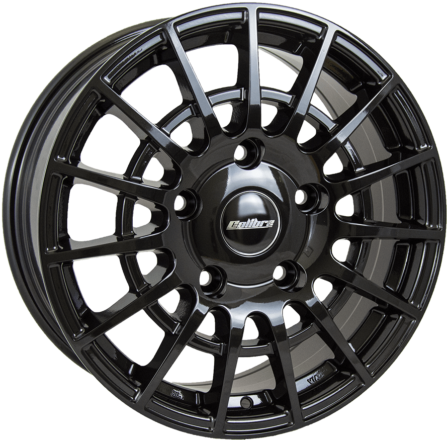 Calibre, T-Sport, 16 x 6.5 inch, 5x160 PCD, ET52 in Black Single Rim