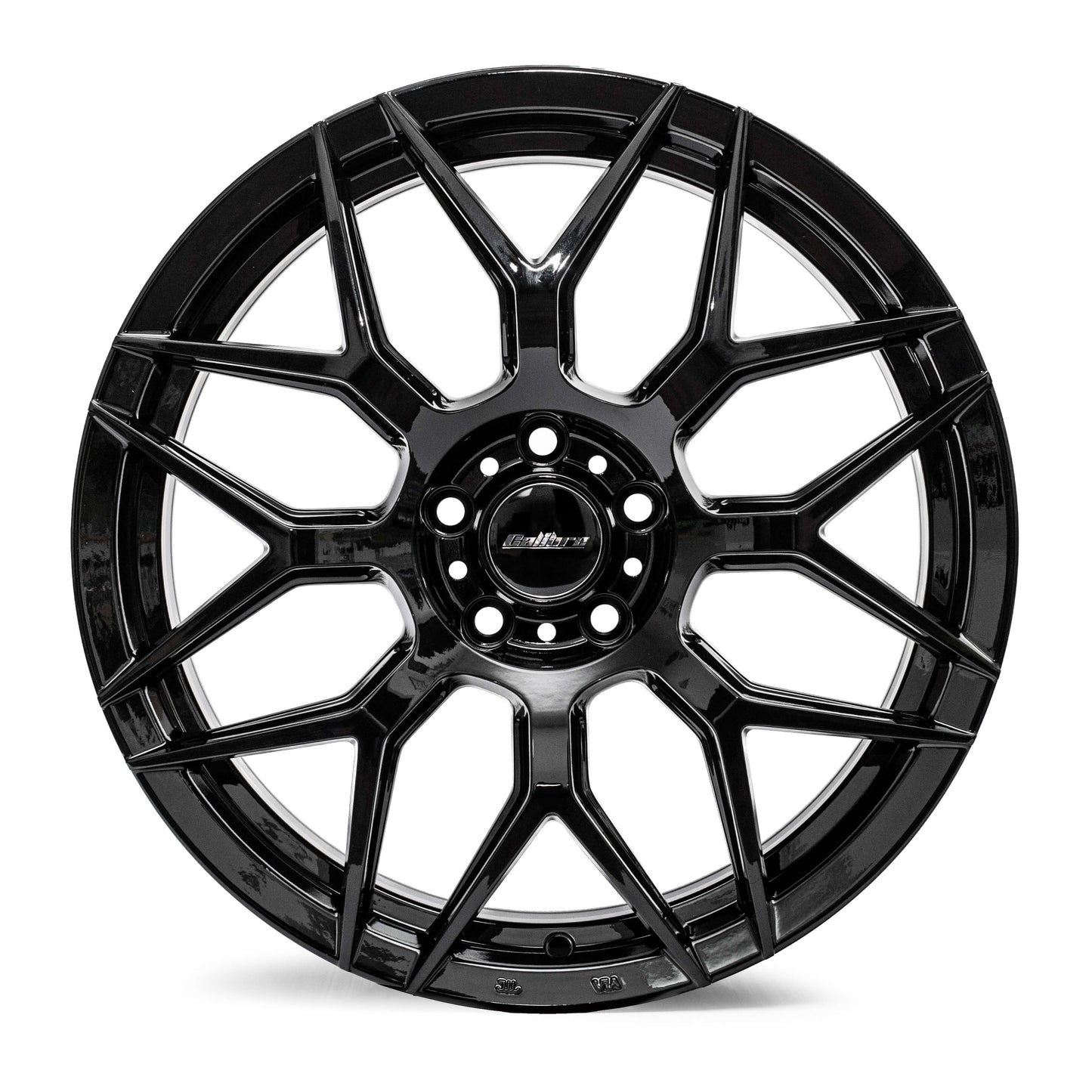 Calibre Spa, 18x8 inch, 5x108 PCD, ET45, Gloss Black, Single Wheel