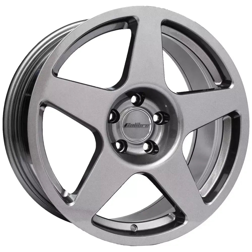 Calibre Five, 17 x 7 inch, 4x108 PCD, ET35 in Gunmetal, Single Rim
