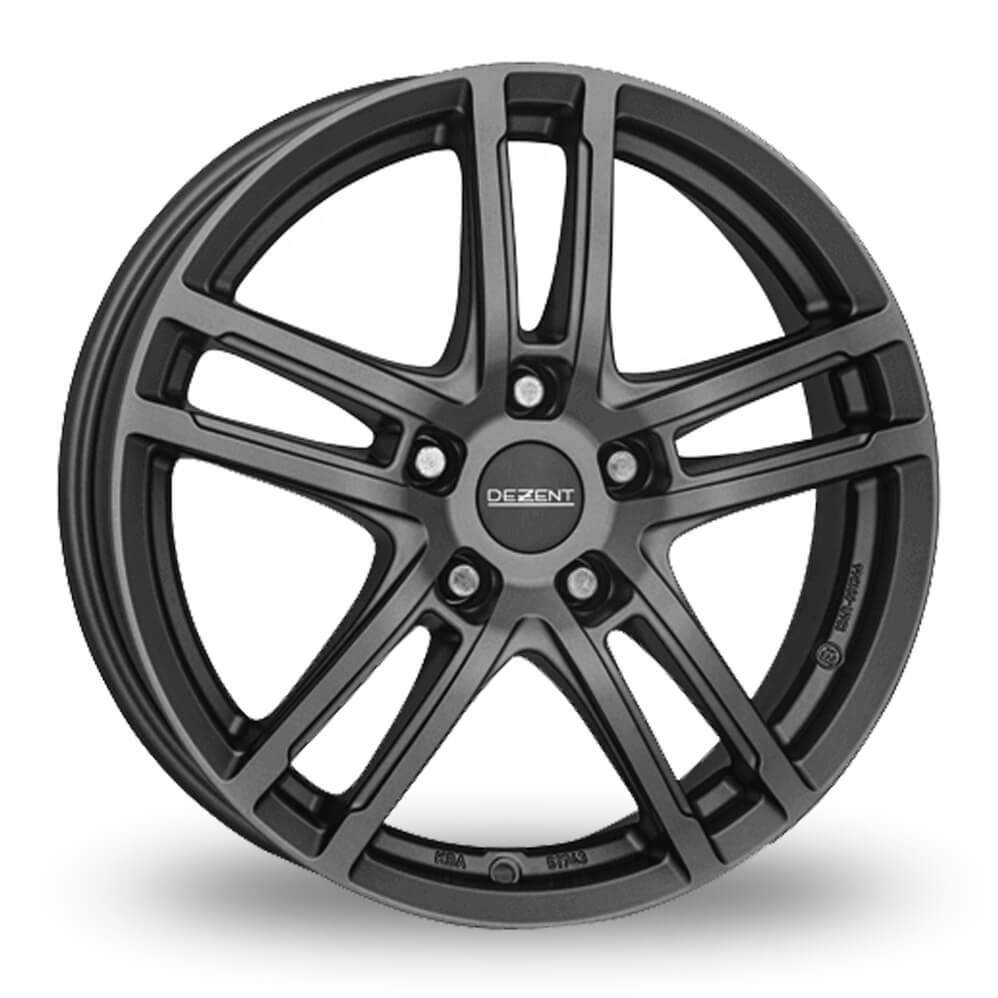 Dezent, TZ graphite, 16 x 6.5 inch,4x100 PCD, ET 45 in Graphite Matt Single Rim