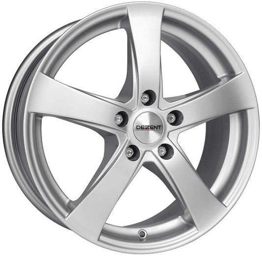 Dezent, RE, 17 x 7 inch,5x114.3 PCD, ET 48 in Silver Single Rim