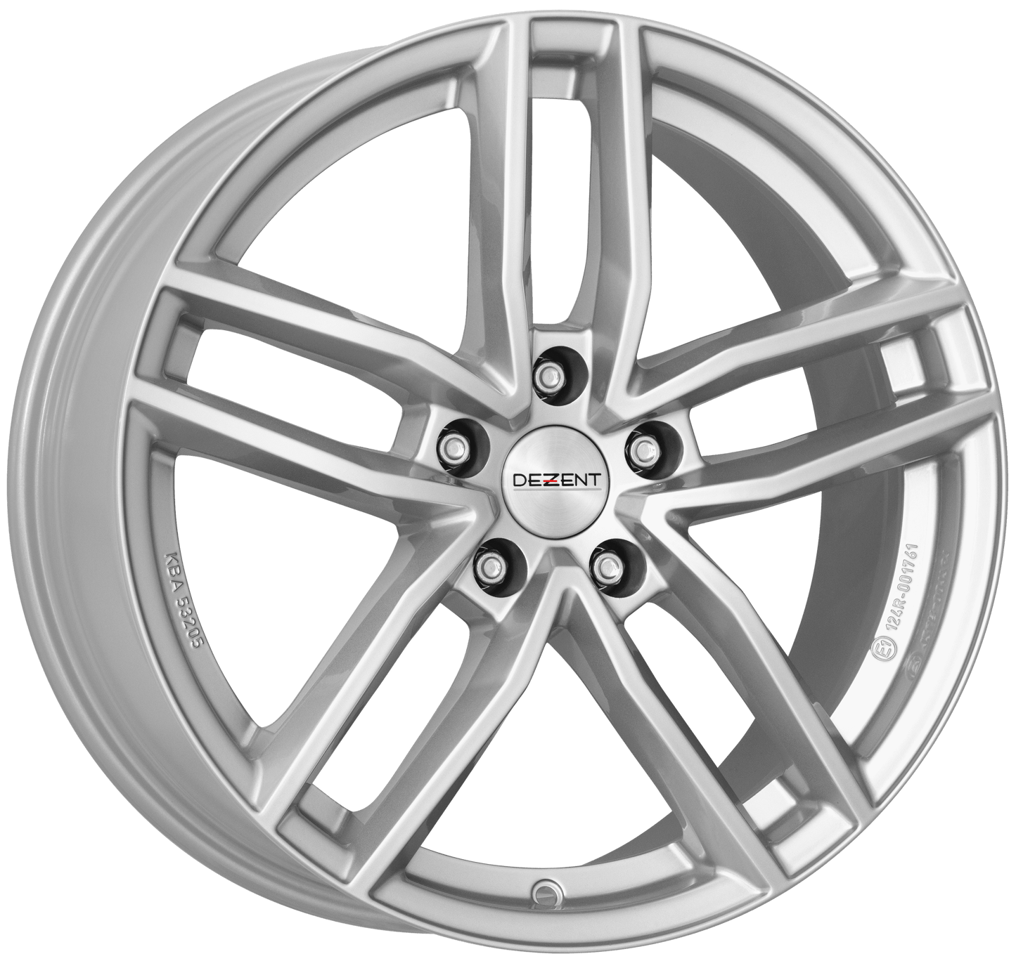 Dezent, TR silver, 18 x 8 inch,5x108 PCD, ET 42 in Silver Single Rim