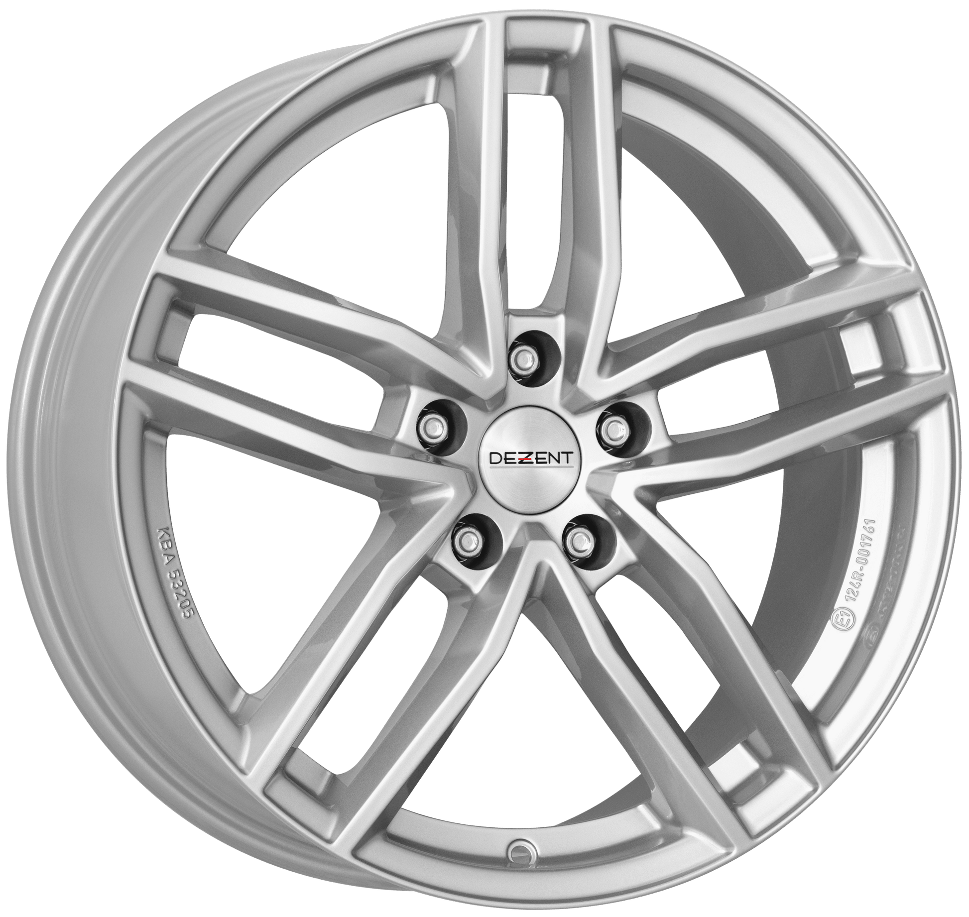 Dezent, TR silver, 18 x 8 inch,5x108 PCD, ET 42 in Silver Single Rim