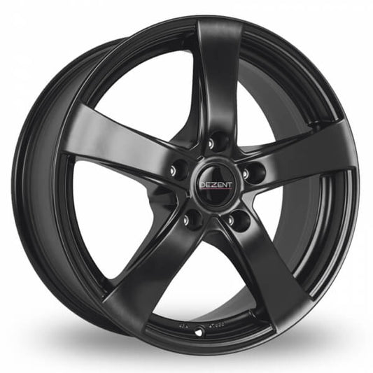 Dezent, RE dark, 15 x 6 inch,4x100 PCD, ET 44 in Black Matt Single Rim