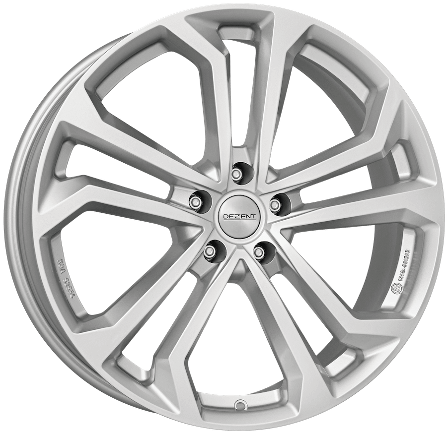 Dezent, TA Silver, 17 x 7 inch,5x108 PCD, ET 45 in Silver Single Rim