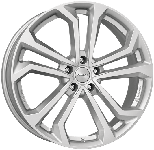 Dezent, TA Silver, 17 x 7 inch,5x108 PCD, ET 45 in Silver Single Rim