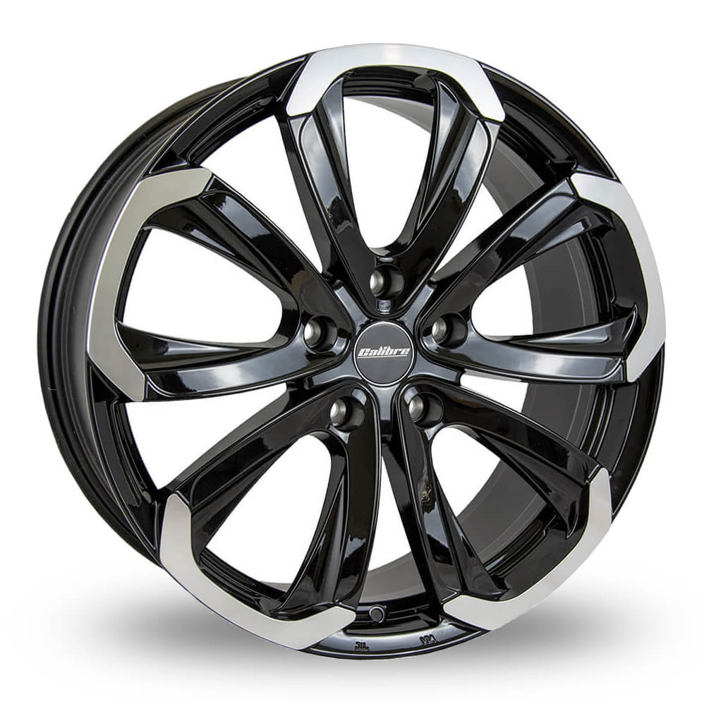 Calibre, Havana, 20 x 8.5 inch,5x120 PCD, ET 45 in Black/polished Single Rim