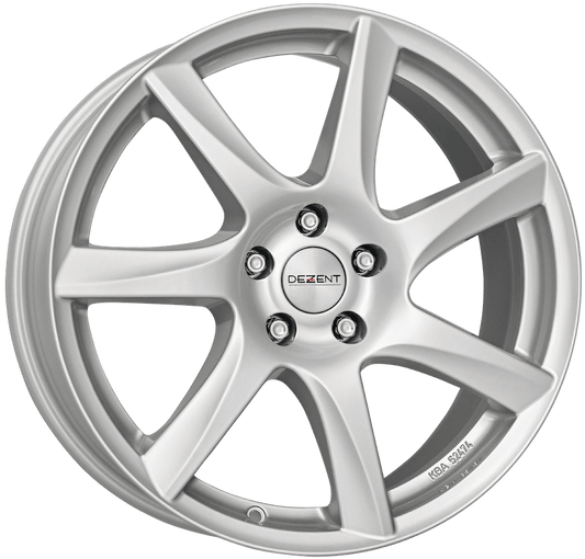 Dezent, TW Silver, 16 x 6.5 inch,5x114.3 PCD, ET 40 in Silver Single Rim