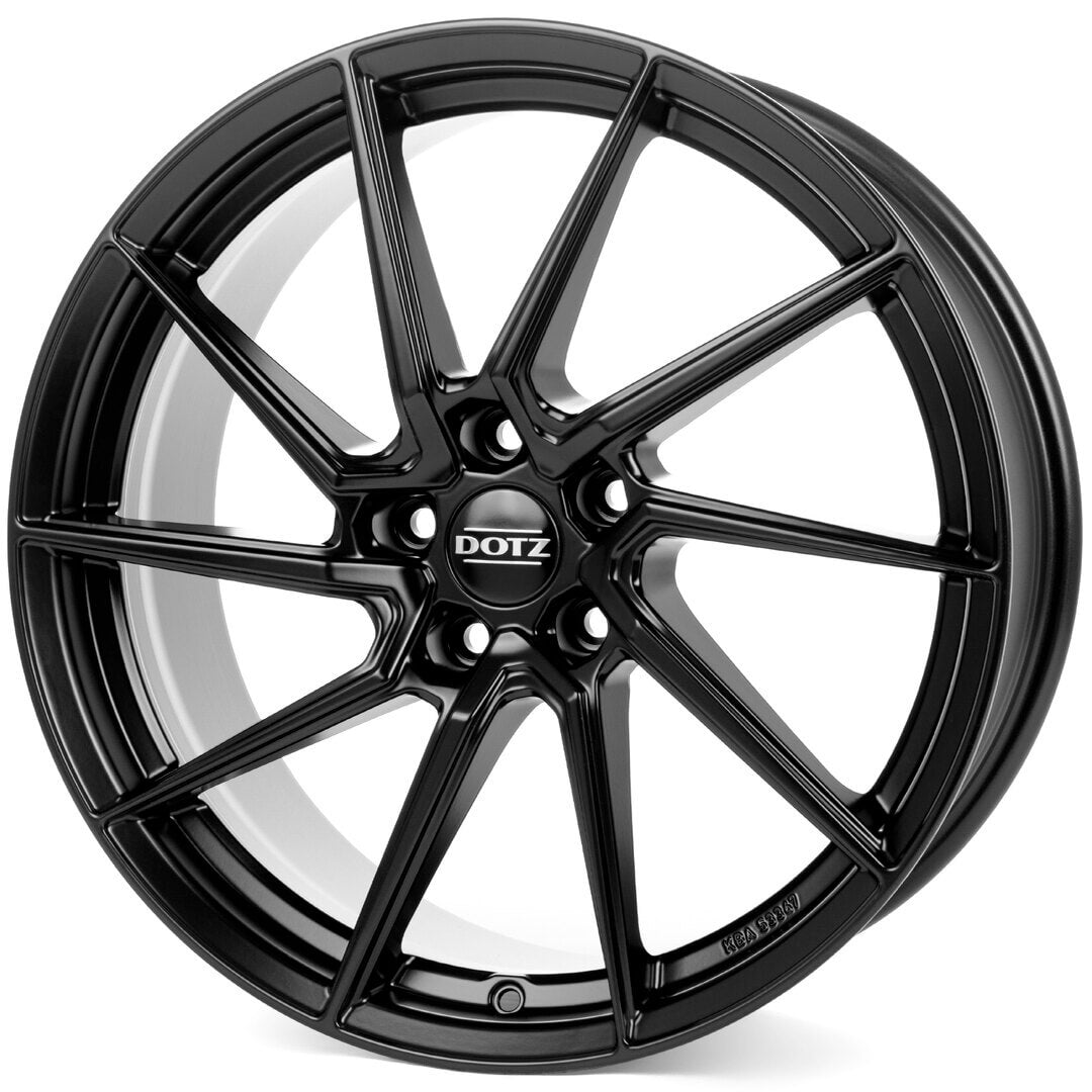 Dotz, Spa black, 17 x 7.5 inch,5x112 PCD, ET 48 in Matt Black Single Rim