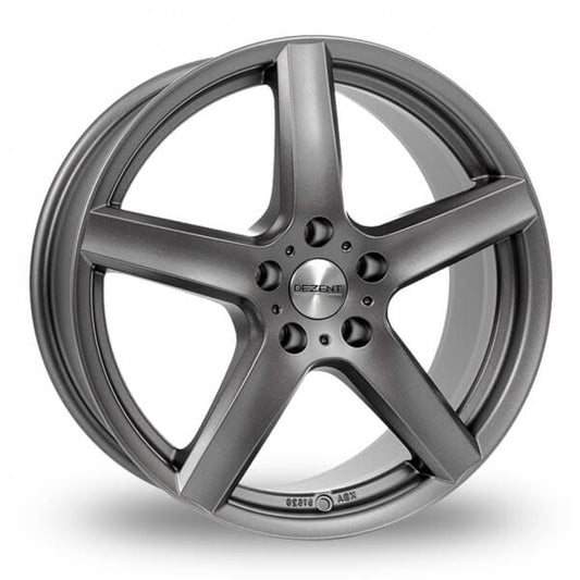 Dezent, TY graphite, 15 x 5.5 inch,5x112 PCD, ET 46 in Graphite Matt Single Rim