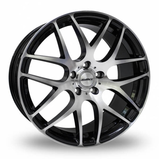 Calibre, Exile-R, 20 x 8.5 inch,5x120 PCD, ET 45 in Black /polished Single Rim