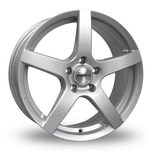 Calibre, Pace, 16 x 7 inch,5x112 PCD, ET 45 in Silver Single Rim