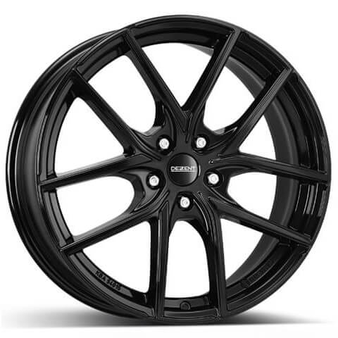 Dezent, TO black, 18 x 7.5 inch,5x108 PCD, ET 50 in Black Single Rim