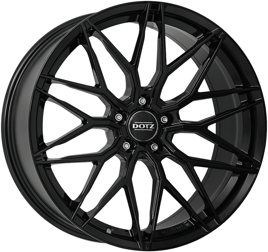 Dotz, Suzuka Black, 20 x 9 inch,5x120 PCD, ET 35 in Black Single Rim