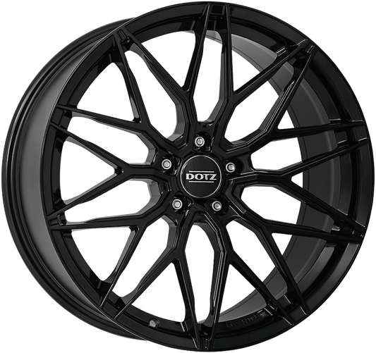 Dotz, Suzuka Black, 20 x 9 inch,5x120 PCD, ET 35 in Black Single Rim