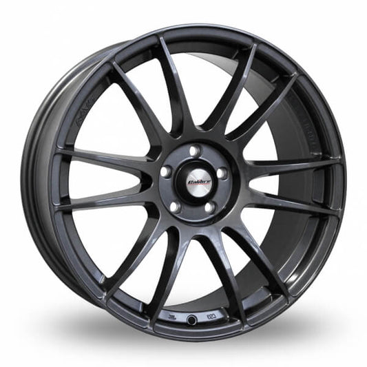 Calibre, Suzuka, 18 x 8 inch,5x114.3 PCD, ET 45 in Gunmetal Single Rim