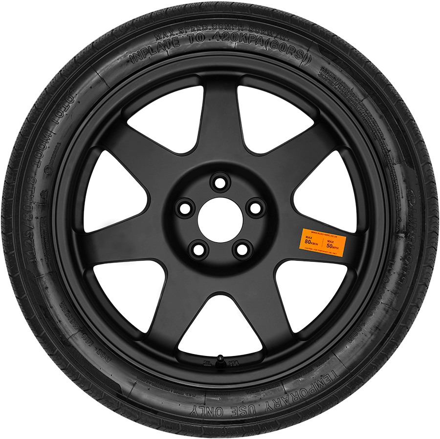 Road Hero, Space Saver, 18 x 4 inch,  PCD, ET in 5H1258018 Single Rim