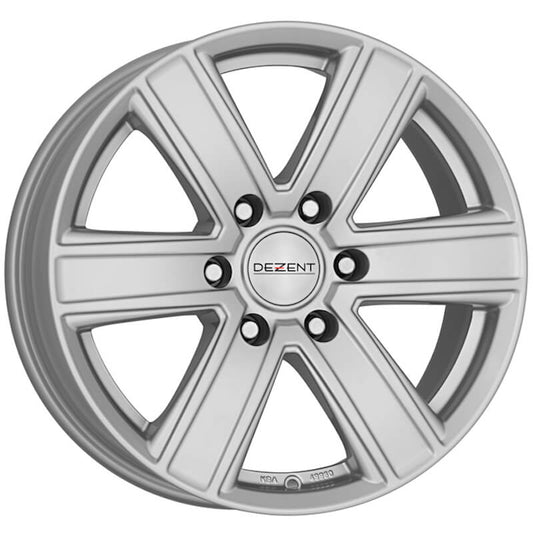 Dezent, TJ, 16 x 7 inch,6x114.3 PCD, ET 45 in Silver Single Rim