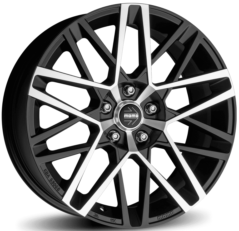 MOMO, Avenger, 18 x 8 inch,5x120 PCD, ET 35 in Matt Black Polished Single Rim