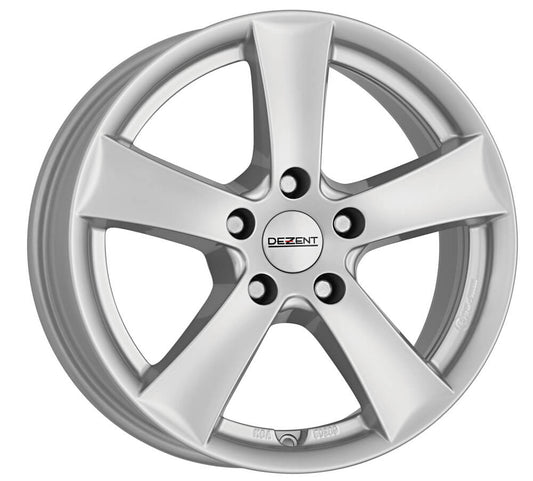 Dezent, TX, 16 x 7 inch,5x114.3 PCD, ET 48 in Silver Single Rim