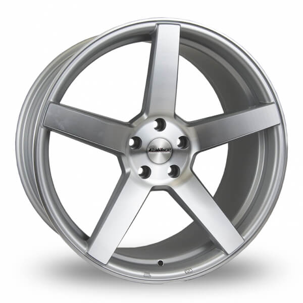 Calibre, CC-Q, 20 x 8.5 inch,5x120 PCD, ET 35 in Silver/polished Single Rim