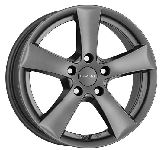 Dezent, TX Graphite, 18 x 8 inch,5x112 PCD, ET 43 in Matt Graphite Single Rim