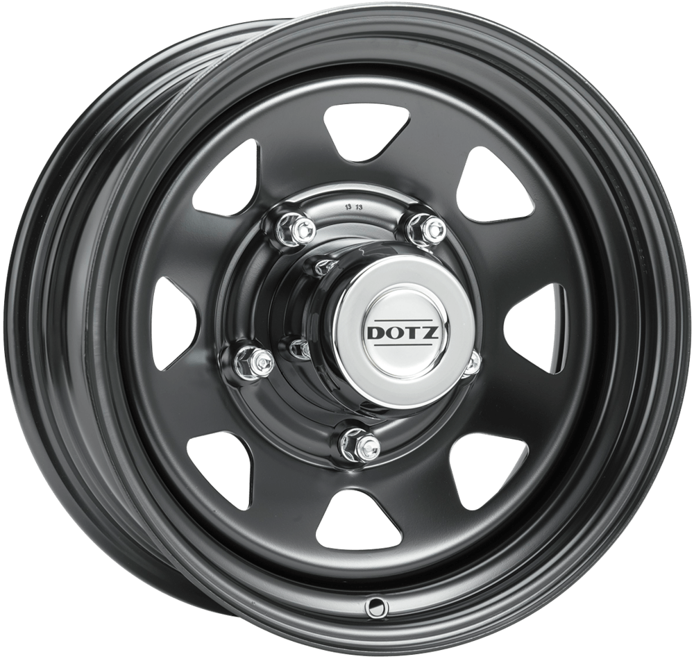 Dotz Dakar 16 x 7 inch 5x114.3 ET26 Black alloy wheel