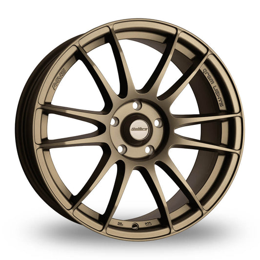 Calibre, Suzuka, 18 x 8 inch,5x108 PCD, ET 45 in Bronze Single Rim