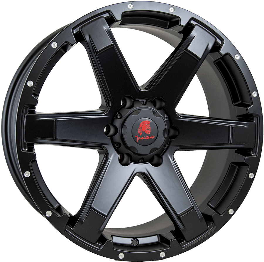 Tomahawk Chinook 20 x 9 inch 6x139 ET18 Matt Black alloy wheel