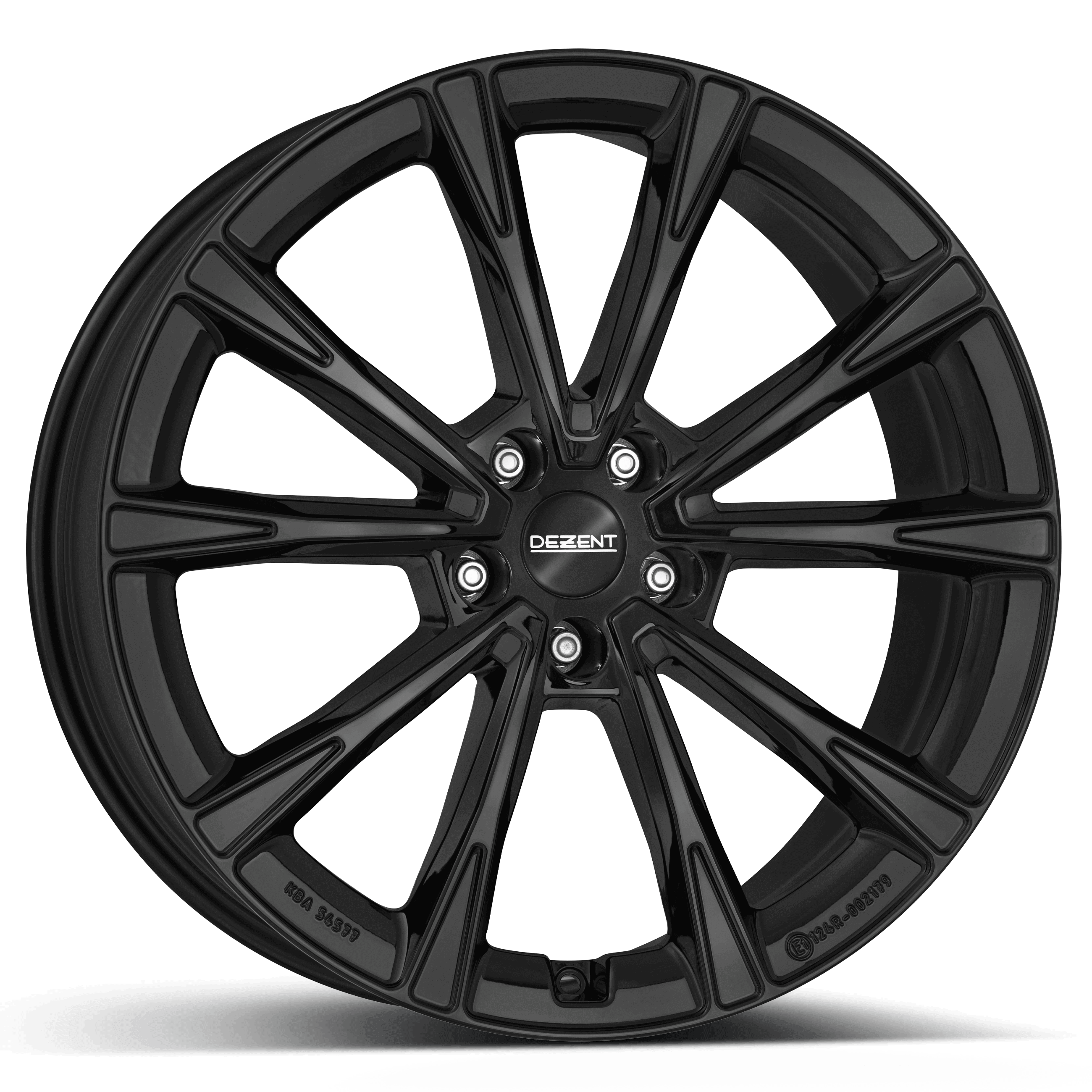 Dezent AR black 18 x 7 inch 5x108 ET50 Black alloy wheel