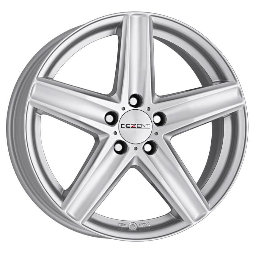 Dezent, TG, 17 x 7.5 inch,5x112 PCD, ET 45 in Silver Single Rim