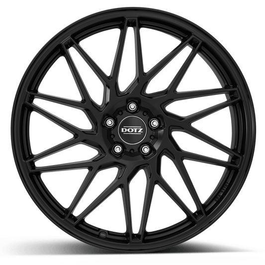 Dotz, Tanaka black, 20 x 9 inch,5x108 PCD, ET 40 in Black Matt Single Rim