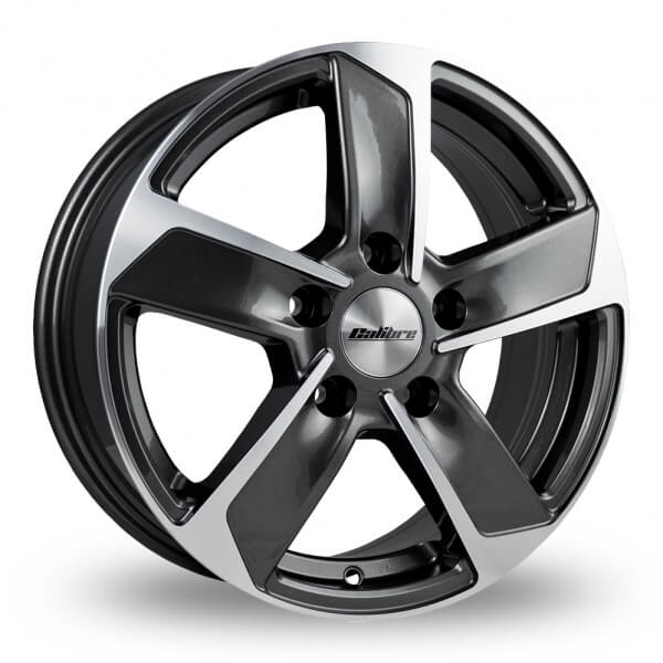 Calibre, Freeway, 16 x 6.5 inch,5x120 PCD, ET 45 in Gunmetal/polished Single Rim