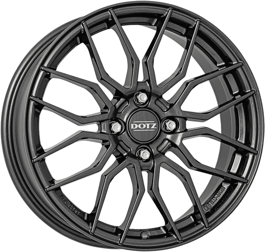 Dotz, Limerock Grey, 17 x 7 inch,4x108 PCD, ET 15 in Gunmetal Single Rim