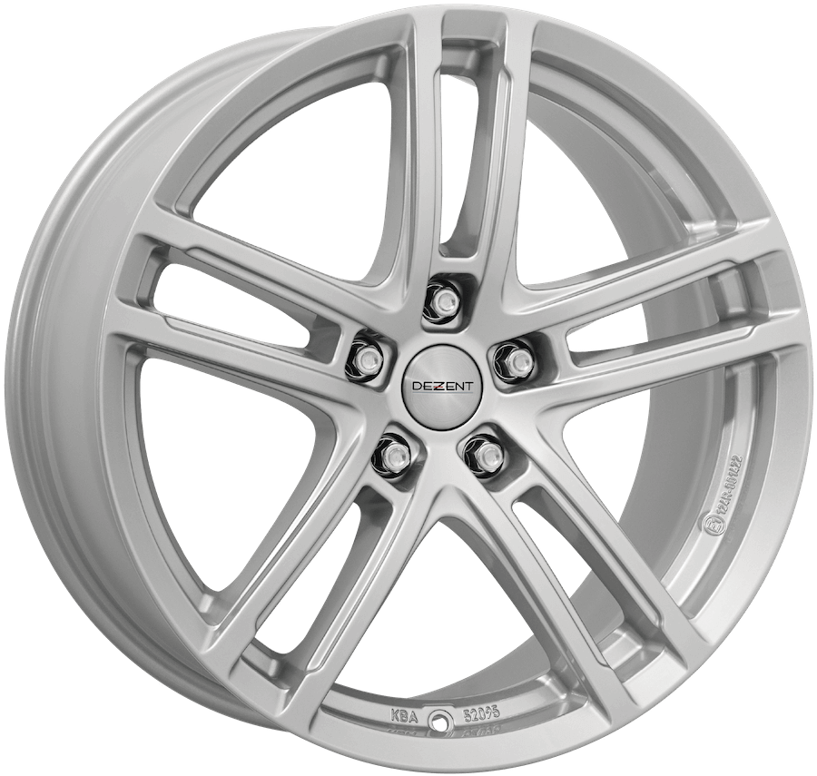 Dezent, TZ-C, 18 x 8 inch,5x108 PCD, ET 42 in Silver Single Rim