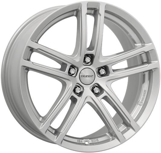 Dezent, TZ-C, 18 x 8 inch,5x108 PCD, ET 42 in Silver Single Rim