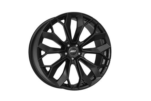 AEZ, Leipzig black, 21 x 9.5 inch, 5x114.3 PCD, ET40 in Black Single Rim