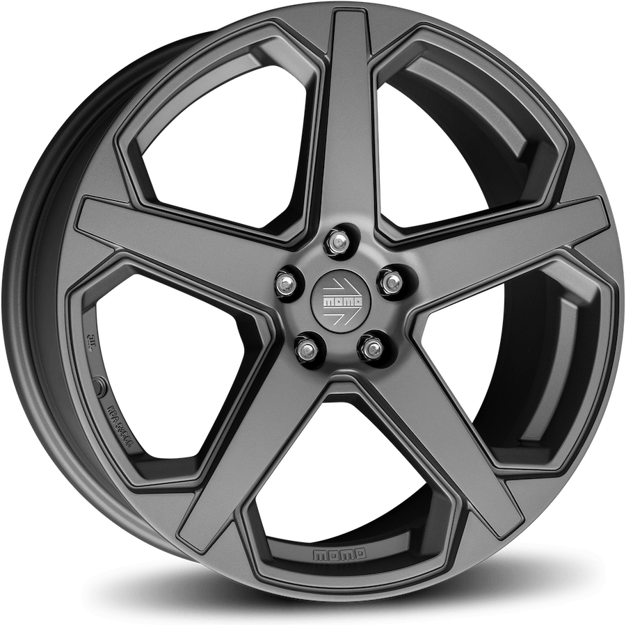 MOMO, Star Evo, 18 x 8 inch,5x112 PCD, ET 45 in Matt Anthracite Single Rim
