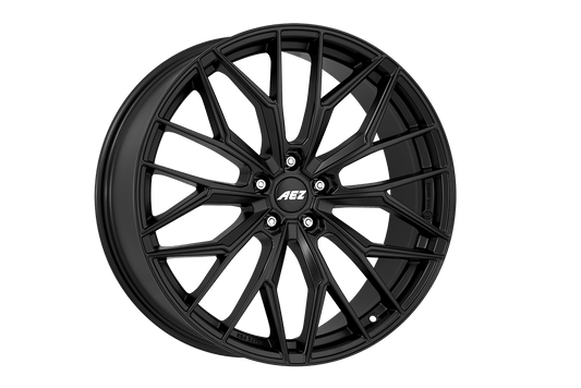 AEZ, Porto black, 20 x 8 inch,5x108 PCD, ET 45 in Black Matt Single Rim