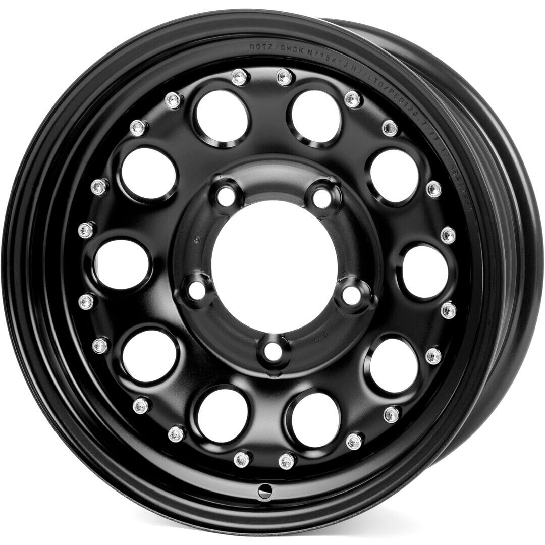 Dotz Modular Beadlock 15 x 5.5 inch 5x139.7 ET5 Gloss Black alloy wheel